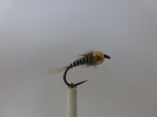 Size 14 Tungsten Quill Grayling Natural Barbless